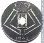10 сантимов 1943 г. Бельгия(3) - 465.2 - реверс