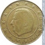 10 центов 2001 г. Бельгия(3) - 465.2 - реверс