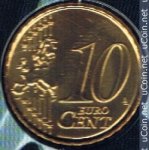 10 центов 2012 г. Бельгия(3) - 465.2 - аверс