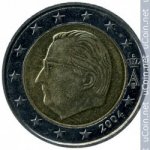 2 евро 2004 г. Бельгия(3) - 465.2 - реверс