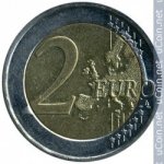 2 евро 2008 г. Бельгия(3) - 465.2 - аверс