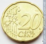 20 центов 2000 г. Бельгия(3) - 465.2 - аверс