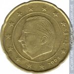 20 центов 2004 г. Бельгия(3) - 465.2 - реверс