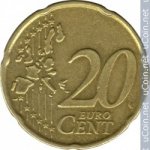 20 центов 2004 г. Бельгия(3) - 465.2 - аверс