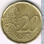 20 центов 2006 г. Бельгия(3) - 465.2 - аверс