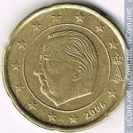 20 центов 2006 г. Бельгия(3) - 465.2 - реверс