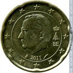 20 центов 2011 г. Бельгия(3) - 465.2 - аверс