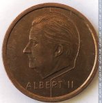 20 франков 1994 г. Бельгия(3) - 465.2 - аверс