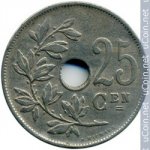 25 сантимов 1921 г. Бельгия(3) - 465.2 - аверс