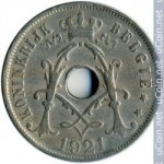 25 сантимов 1921 г. Бельгия(3) - 465.2 - реверс