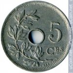 5 сантимов 1926 г. Бельгия(3) - 436.2 - аверс