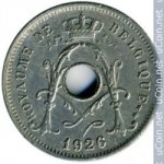 5 сантимов 1926 г. Бельгия(3) - 436.2 - реверс