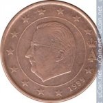 5 центов 1999 г. Бельгия(3) - 436.2 - реверс