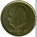 5 франков 1998 г. Бельгия(3) - 465.2 - аверс