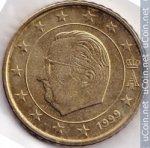 50 центов 1999 г. Бельгия(3) - 465.2 - реверс