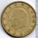 50 центов 2002 г. Бельгия(3) - 465.2 - реверс