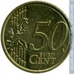 50 центов 2011 г. Бельгия(3) - 465.2 - аверс