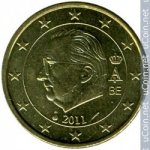 50 центов 2011 г. Бельгия(3) - 465.2 - реверс