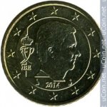 50 центов 2014 г. Бельгия(3) - 465.2 - аверс