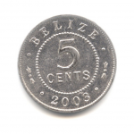 5 центов 2003 г. Белиз(2) - 7 - аверс