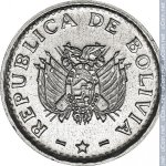 2 сентаво 1987 г. Боливия(3) - 4.7 - аверс