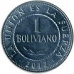 1 боливиано 2010 г. Боливия(3) - 4.7 - аверс