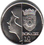 10 центов 2012 г. Бонэйра(3) - 25 - аверс