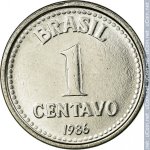 1 сентаво 1986 г. Бразилия(3) - 72.4 - реверс