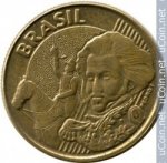 10 сентаво 2005 г. Бразилия(3) - 72.4 - реверс