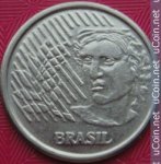 5 сентаво 1997 г. Бразилия(3) - 72.4 - реверс