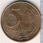 5 сентаво 2003 г. Бразилия(3) - 72.4 - аверс