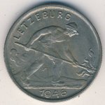 1 франк 1946 г. Люксембург(13) - 341.3 - аверс