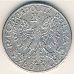 5 злотых 1932 г. Польша(18) -428.3 - аверс