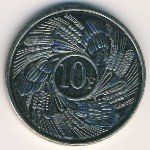 10 франков 2011 г. Бурунди(3) - 14.6 - реверс