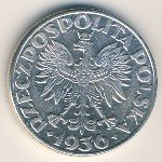 2 злотых 1936 г. Польша(18) -428.3 - реверс