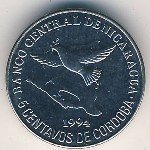 5 сентаво 1994 г. Никарагуа(15) -4.5 - аверс