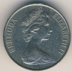 50 центов 1980 г. Бермудские острова (2)- 7.3 - реверс