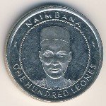 100 леоне 1996 г. Сьерра-Леоне(20) - 136.5 - реверс