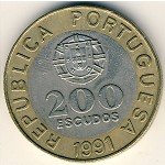 200эскудо 2000 г. Португалия(18) -374.2 - аверс