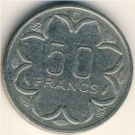 50 франков 1977 г. Камерун(11) -58 - аверс