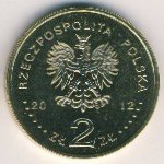 2 злотых 2012 г. Польша(18) -428.3 - аверс