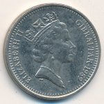 5 пенни 1989 г. Гибралтар(6) - 62.3 - реверс