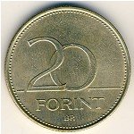 20 форинтов 1993 г. Венгрия(4) - 76.6 - аверс
