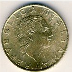 200 лир 1993 г. Италия(10) - 266.5 - реверс