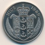 5 долларов 1989 г. Ниуэ(15) -455.7 - реверс