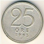25эре 1946 г. Швеция(31) - 130.6 - аверс