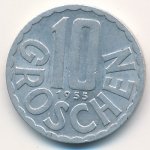 10 грошен 1955 г. Австрия(1) - 6934 - аверс