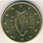 50 центов 2002 г. Ирландия(9) - 74.7 - реверс