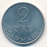 2 эре 1972 г. Дания(28) -131.8 - аверс