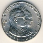 1 бат 1975 г. Таиланд(22) -  34.8 - реверс